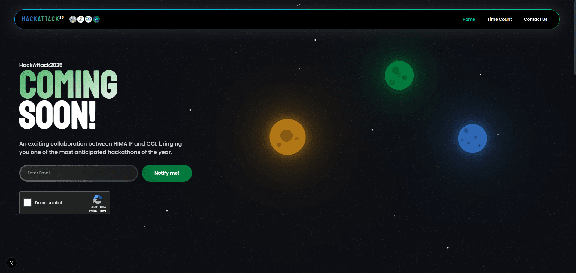 HackAttack 2025 Landing Page